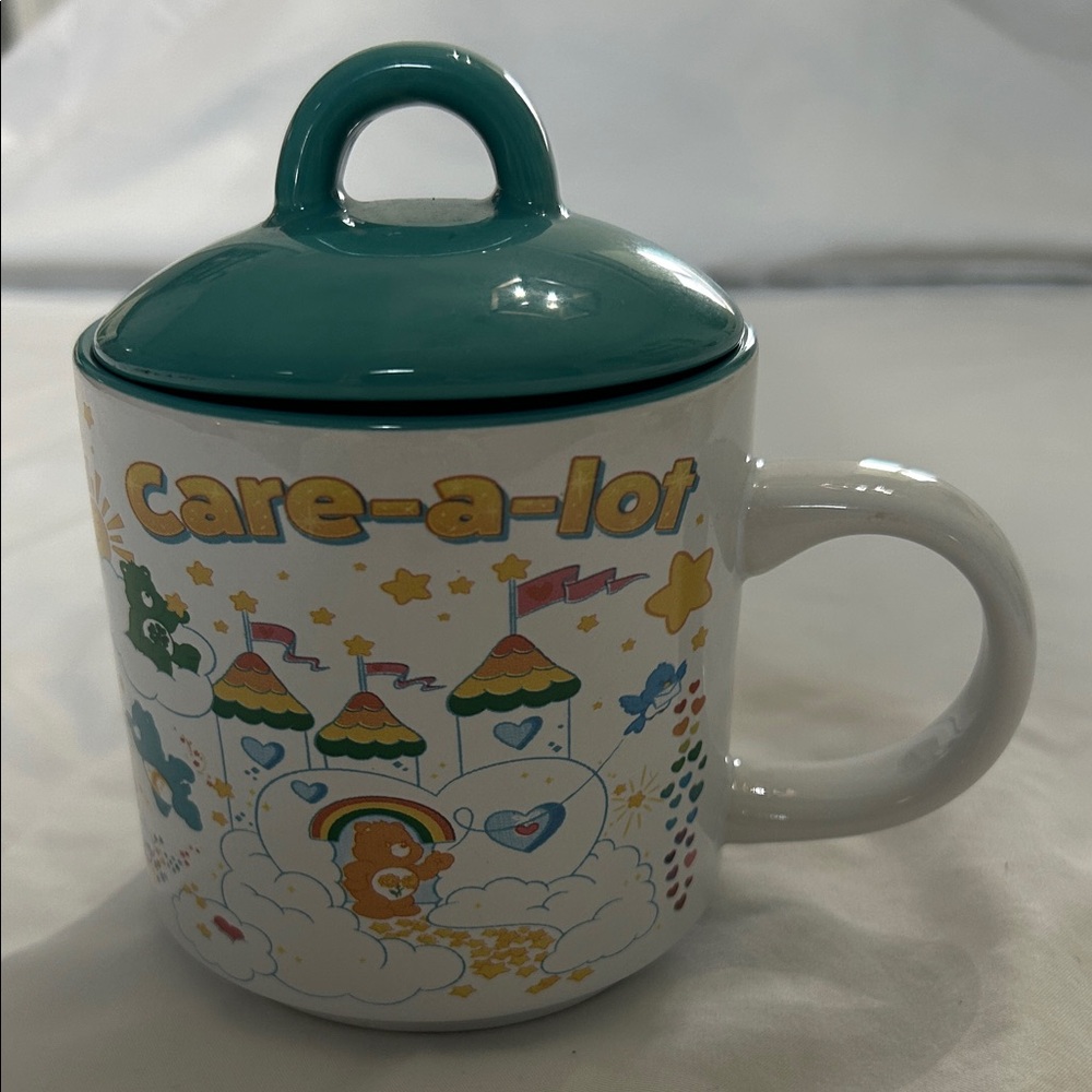 Care-A-Lot Care Bears Mug with Teal Lid